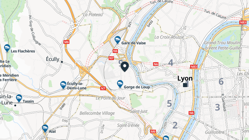 map agence lyon